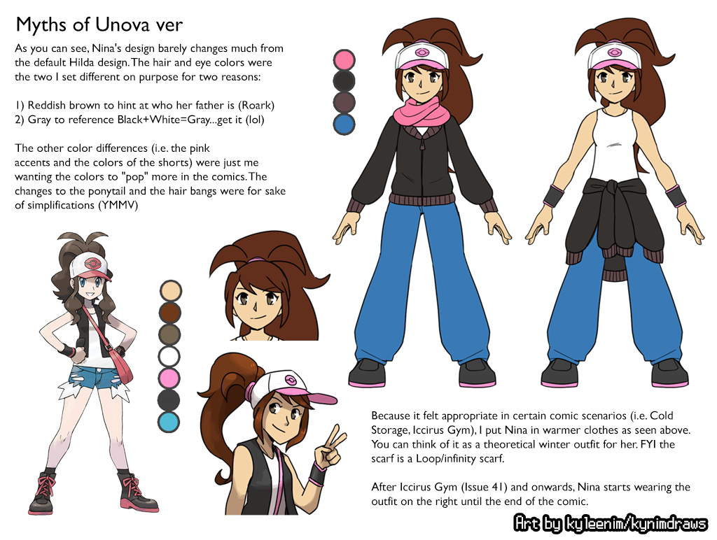 Myths of Unova | Character Art